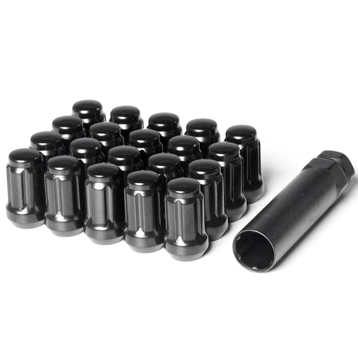 12X1.25 SPLINE 5 LUG KIT 1.38" BLACK - Rugged Terrain