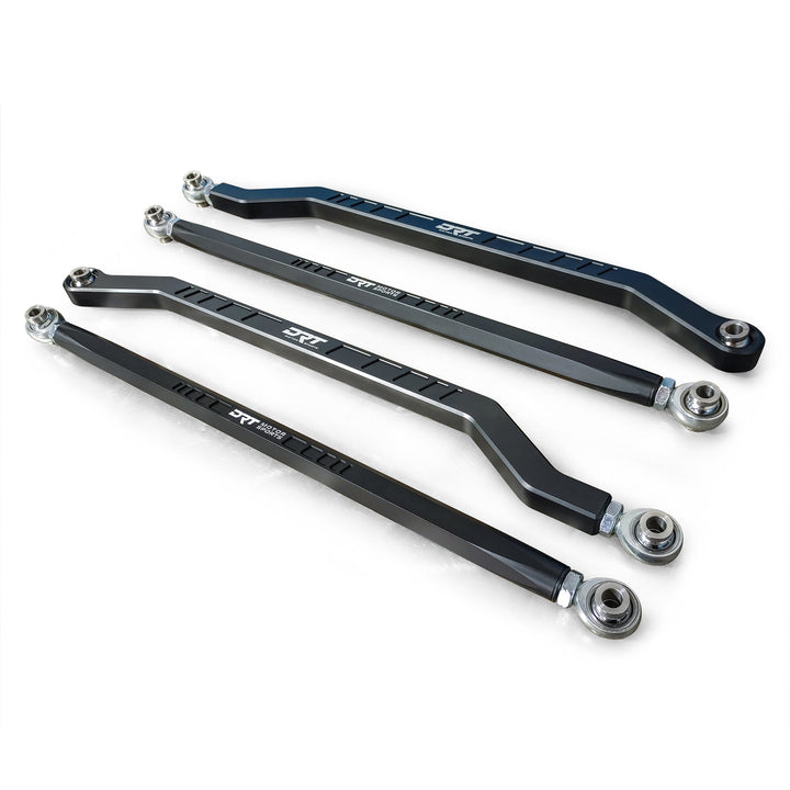 DRT Motorsports Polaris Pro R/Turbo R Billet Aluminum High Clearance Radius Rod Set - Rugged Terrain