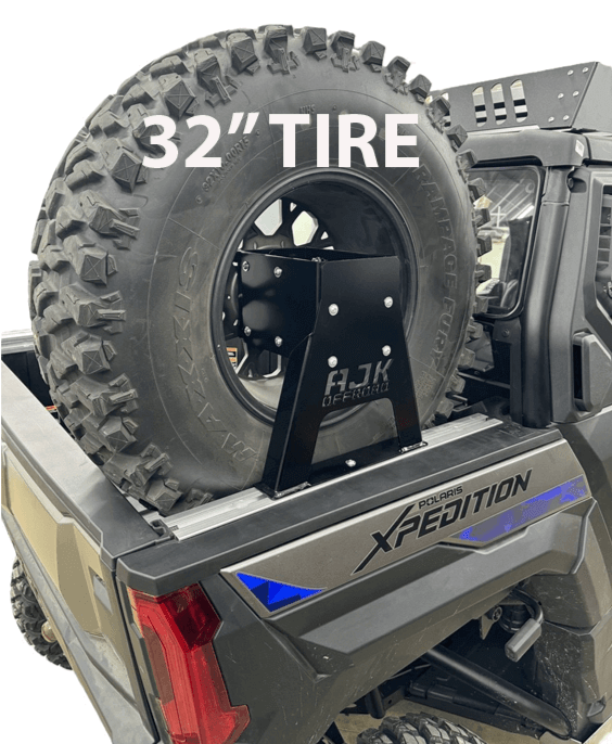 AJK Offroad Polaris Xpedition Spare Tire Carrier - Rugged Terrain