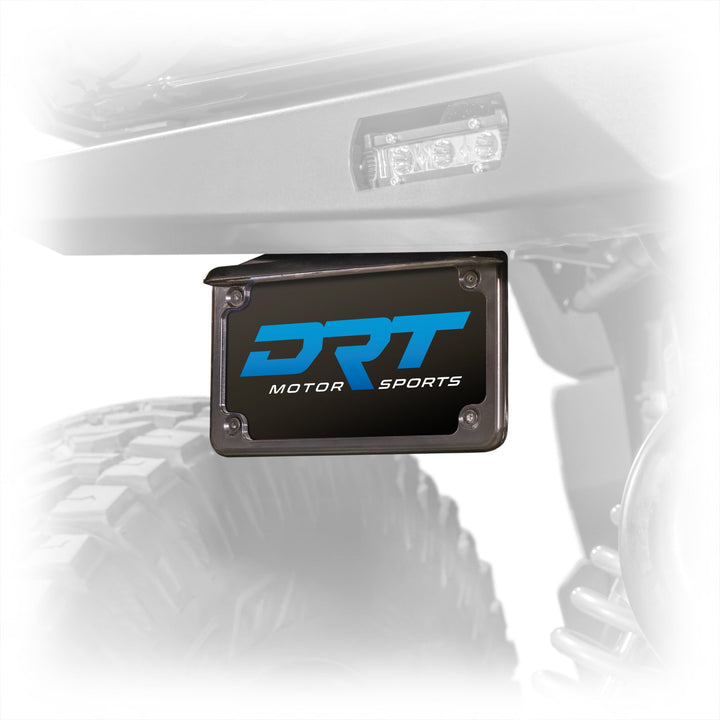 DRT Polaris 2024+ Xpedition Rear Bumper License Plate Bracket - Rugged Terrain