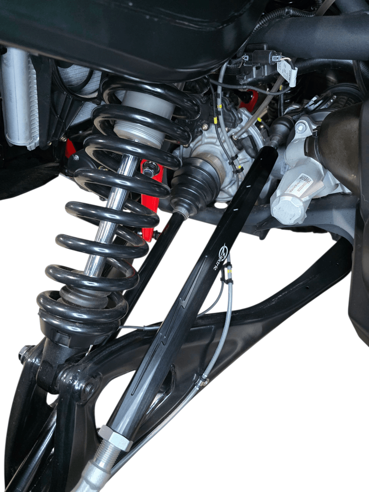 Elektric Offroad Billet Tie Rods Anodized Black for 2024+ Can - Am Maverick R - Rugged Terrain