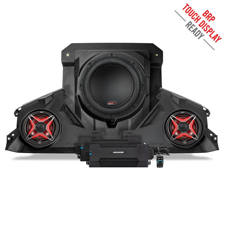 2024 Can - Am® Maverick R, Phase - 3 V - Spec 1650watt 3 - Speaker System - Rugged Terrain