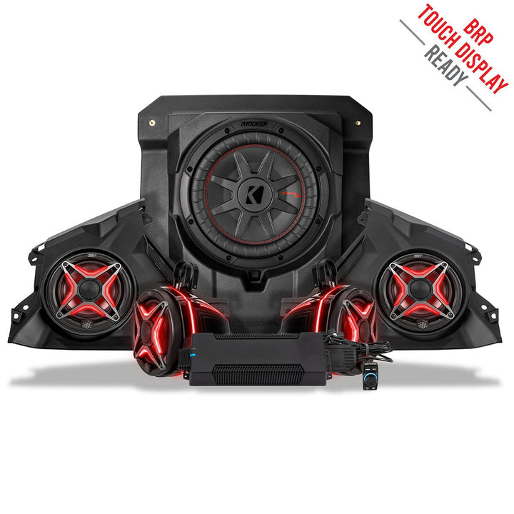 2024 - 2026 Can - Am® Maverick R, Phase - 4 V - Spec 1650watt 5 - Speaker Stereo System - Rugged Terrain