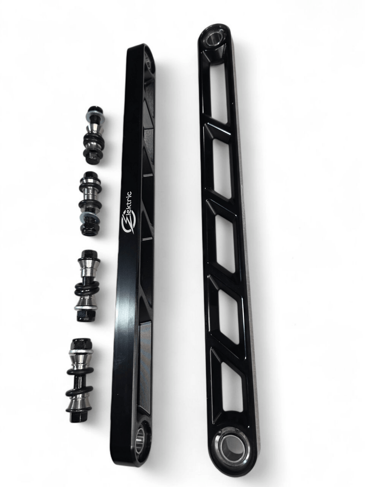 Elektric Offroad Rear Sway Bar Links Anodized Black for 2024+ Can Am Maverick R - Rugged Terrain