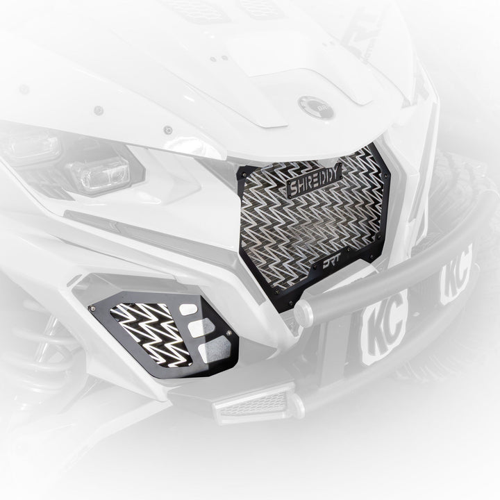 DRT Motorsports / Shreddy Front Grill Kit for Can Am Maverick R - Rugged Terrain