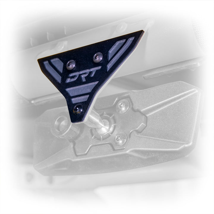DRT Can - Am Maverick X3 / R Center Mirror Tab Cover Plate for OEM Cage - Rugged Terrain