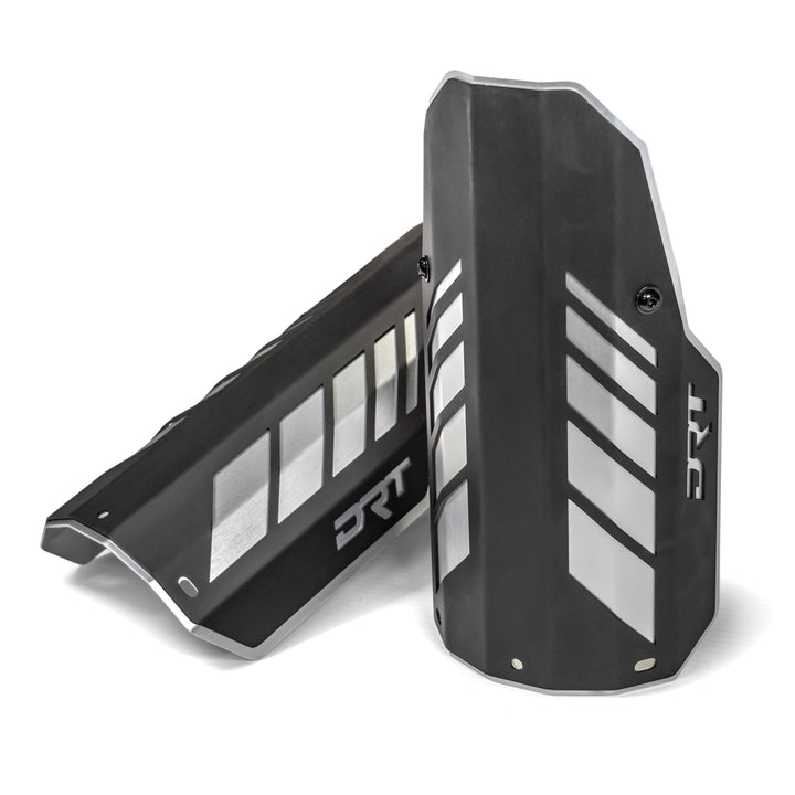 DRT Can - Am 2017+ Maverick X3/R Rear Aluminum Shock Guards - Rugged Terrain