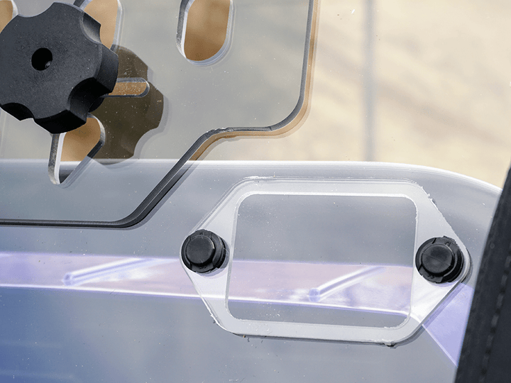 Spike Yamaha 2019+ YXZ Vented Rear Windshield - Rugged Terrain