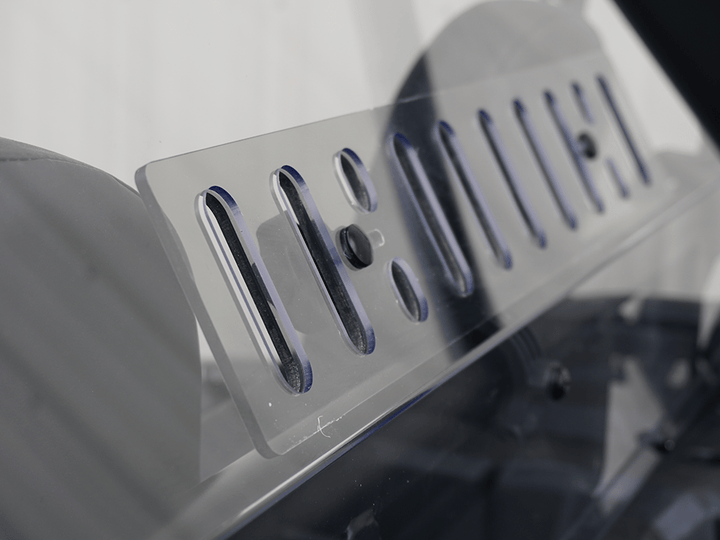 Spike Polaris RZR XP1000 2014 - 22 Rear Windshield With Vent - Rugged Terrain