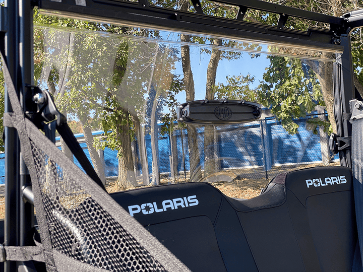 Spike Polaris Ranger Mid - Size Rear Vented Windshield - Rugged Terrain
