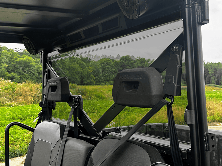 Spike Polaris Ranger 1000/XP 1000/Kinetic Tinted Rear Windshield - Rugged Terrain