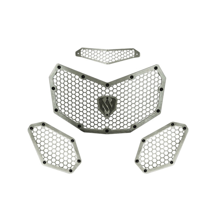 Moto Armor Radiator Grill Set for Can - Am Maverick X3 - Rugged Terrain