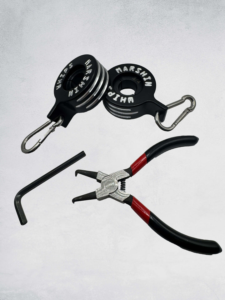 Marshin Whips 5/8" Rotating Flag Clips | NON-LED Day Whips ONLY | Game Changer Series