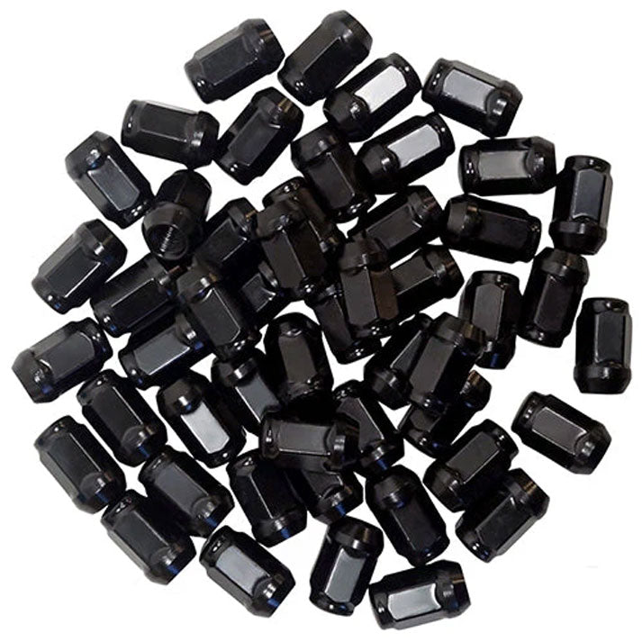 12X1.50 SPLINE LUG BULK 100 pcs 1.38" BLACK - Rugged Terrain