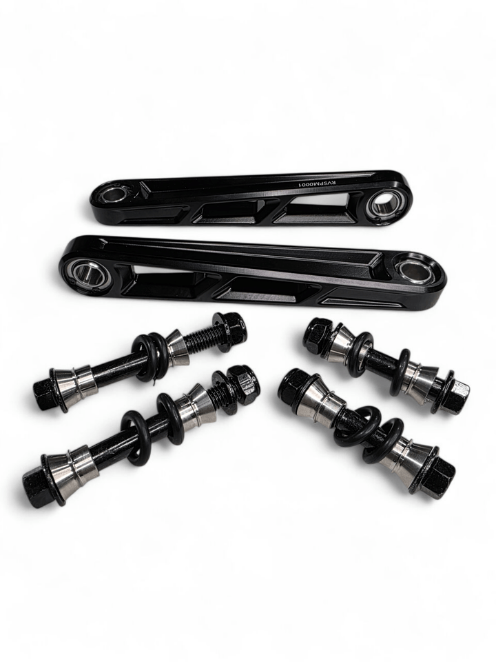 Elektric Offroad Front Sway Bar Links Anodized Black from 2024+ Can - Am Maverick R - Rugged Terrain