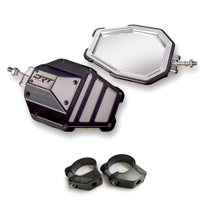 DRT Billet Aluminum Tactical Convex Side Mirror Set - Rugged Terrain