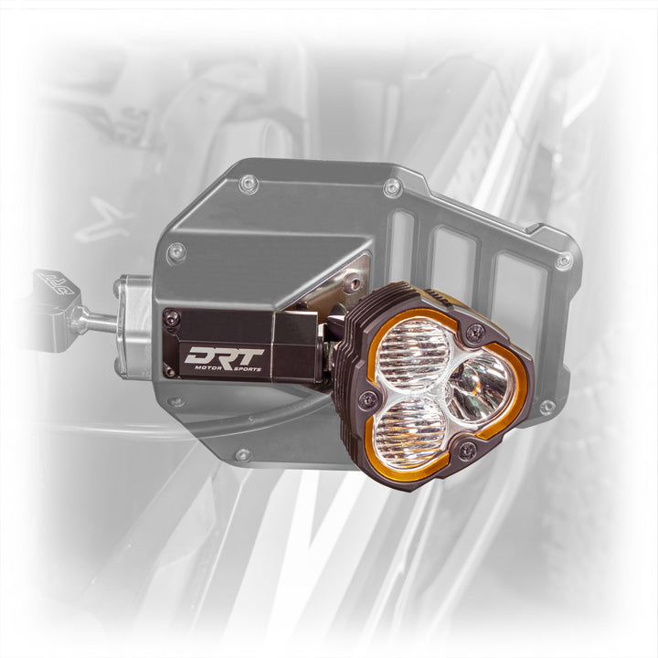 DRT Aluminum Tactical Mirror Light Bracket Kit - Rugged Terrain