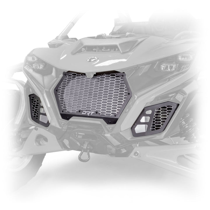 DRT Can - Am Maverick R Aluminum Front Grill Kit - Rugged Terrain