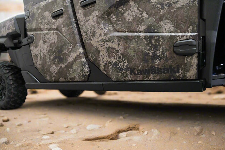 Kawasaki Ridge Crew UHMW Rock Sliders - Rugged Terrain