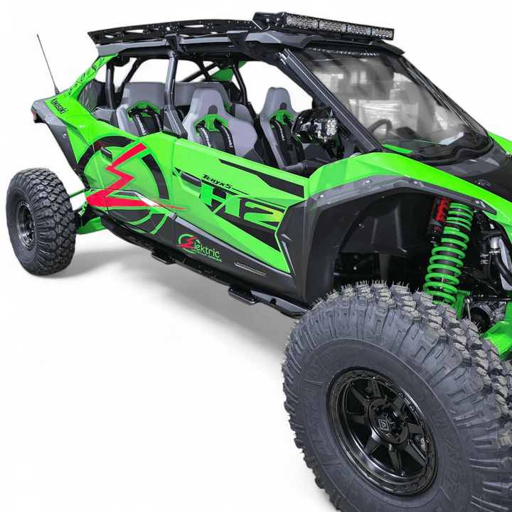 Elektric Offroad Volt Rock Sliders for 2026+ Kawasaki Teryx H2 - Rugged Terrain