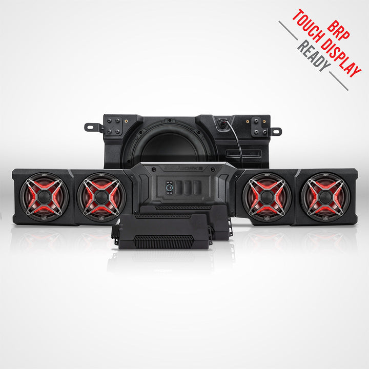 SSV Works Phase-4 V-Spec 5-Speaker Audio Kit for BRP Touchscreen for 2026 Can-Am Defender HD11