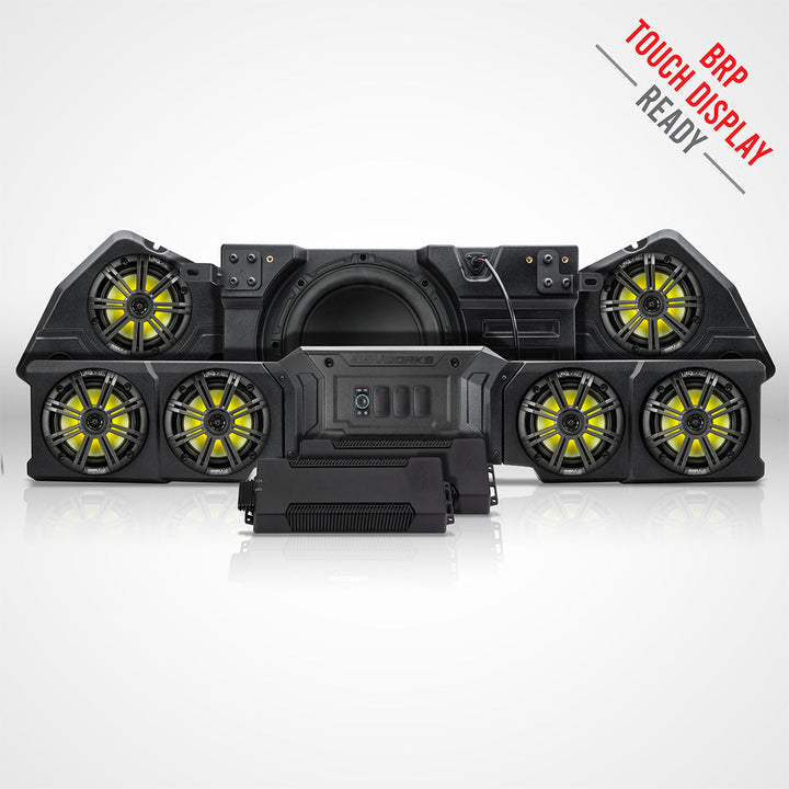 SSV Works Phase-5 K-Spec 7-Speaker Audio Kit for BRP Touchscreen for 2026 Can-Am Defender HD11