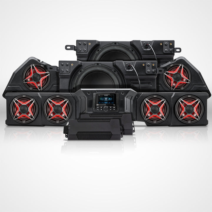 SSV Works Phase-7 V-Spec 8-Speaker Audio Kit with MRB4 for 2026 Can-Am Defender HD11