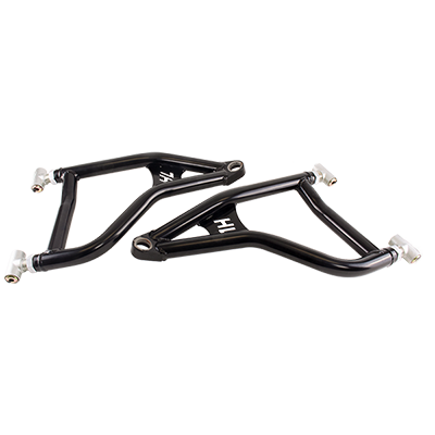High Lifter APEXX Front Forward Control Arms for Polaris General, RZR 900 & 1000 - Ball Joints Installed - Black