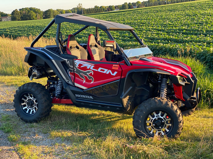 Spike Honda Talon Lower Door Inserts - Dark Tinted - Rugged Terrain