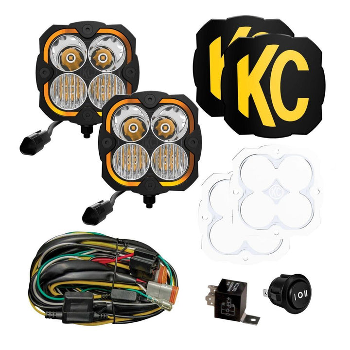 KC Lighting FLEX ERA 4 - 2-Light Master LED Light Pod Kit