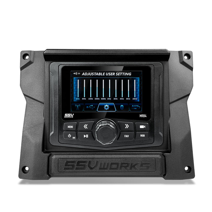 SSV Works Multi-Media Receiver Dash Kit for Kawasaki Teryx KRX 1000