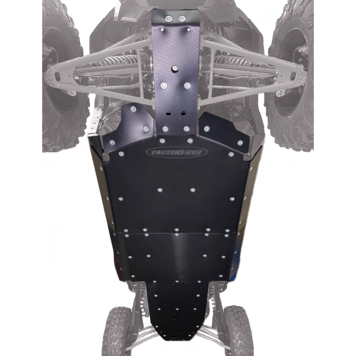 Factory UTV Kawasaki Teryx KRX 4 1000 UHMW Skid Plate and Rock Sliders