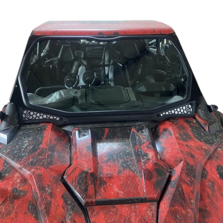 Moto Armor Glass Windshield For L&W Fab Cage For 20 - 24 RZR Pro XP / Turbo R / Pro S - Rugged Terrain
