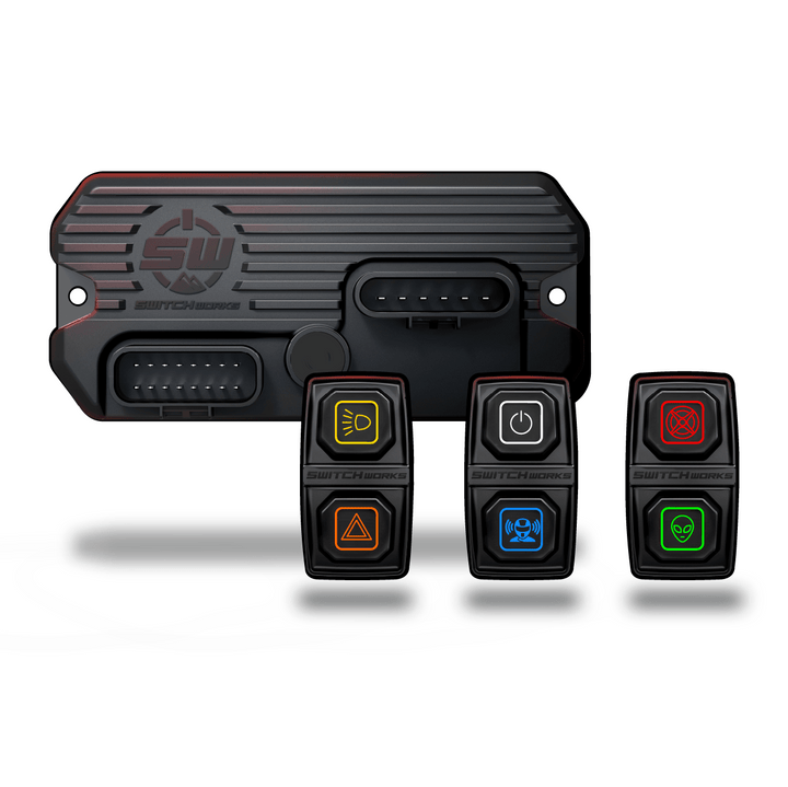 Sierra6, 6 - Switch, 3 - Rocker Electronic Accessory Smart Switcher - Universal - Rugged Terrain