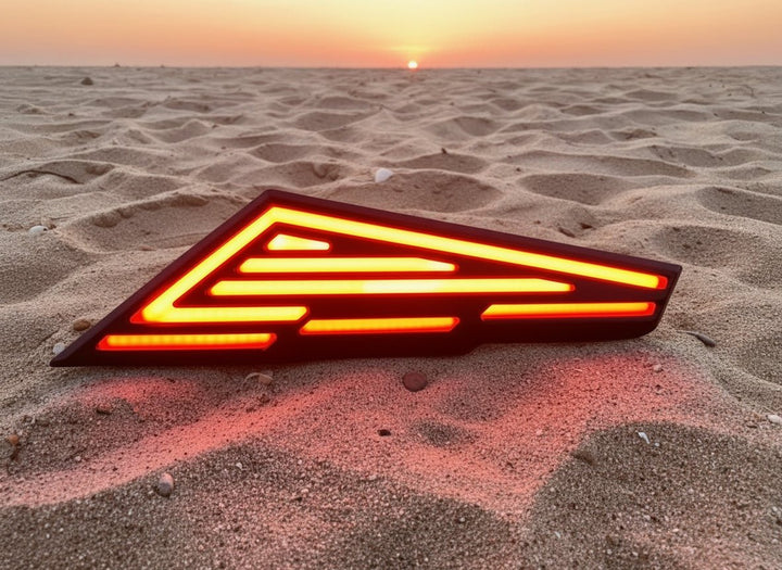 Billet LED Tail Light PRO R,TURBO R, PRO XP. Blinker and hazard integration. - Rugged Terrain