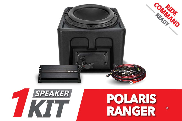 2018 - 2024 Polaris Ranger XP1000 10in Subwoofer for Ride - Command - Rugged Terrain