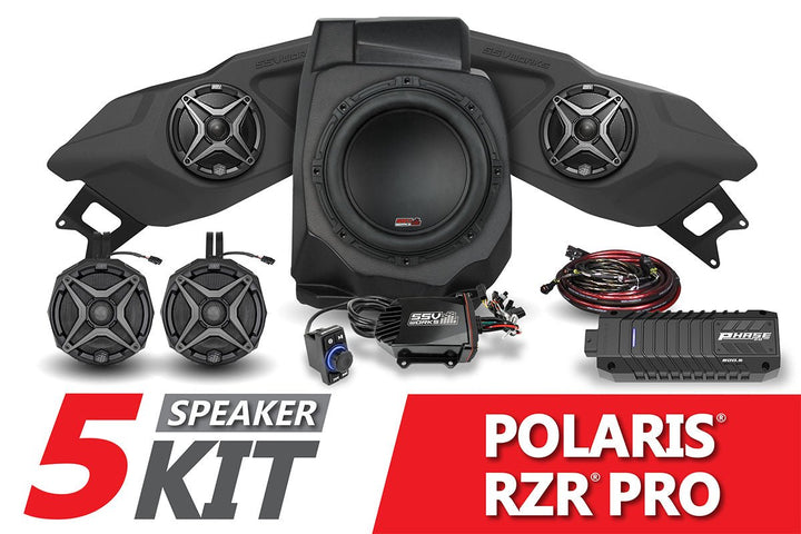 2020 - 2024 Polaris RZR Pro A - Spec SSV 5 - Speaker Plug - & - Play System - Rugged Terrain