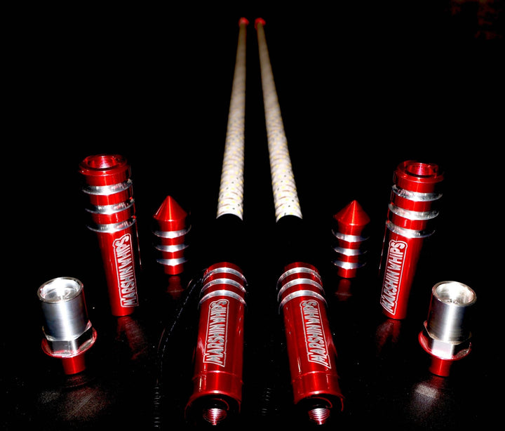 Marshin Whips GAME CHANGER - LOLLYPOP RED (SET) - Rugged Terrain