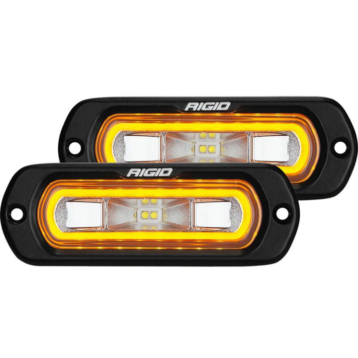 Rigid SR - L Series Off - Road Spreader Pod Amber Halo - Rugged Terrain