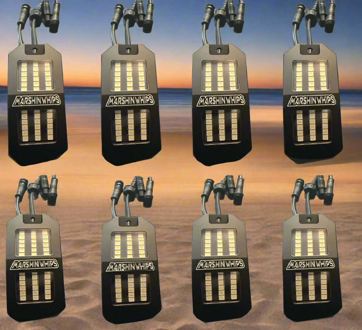 Marshin Whips Rosewell X - 2 Billet Rock lights x8 (Kit) - Rugged Terrain