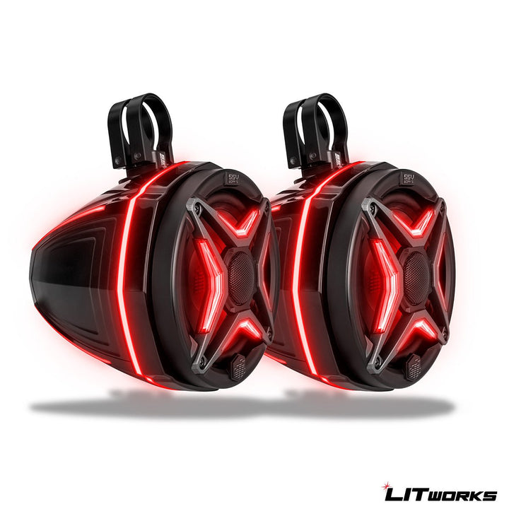 Universal 6.5in Cage - Mounted RGB Speaker - Pods - Rugged Terrain