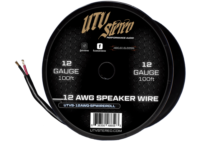 12 AWG Speaker Wire Roll - 12ft | UTVS - 12AWG - SPWIRE - 12 - Rugged Terrain