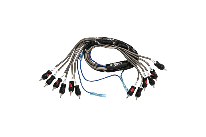 UTV Stereo 6 - Channel RCA Harness - Front, Rear, Subwoofer, + Remote | UTVS - HRN - RCA - 3 - Rugged Terrain
