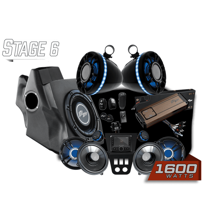 RZR® Pro Series Elite Stage 6 Stereo Kit | UTVS - PRO - S6 - E - Rugged Terrain