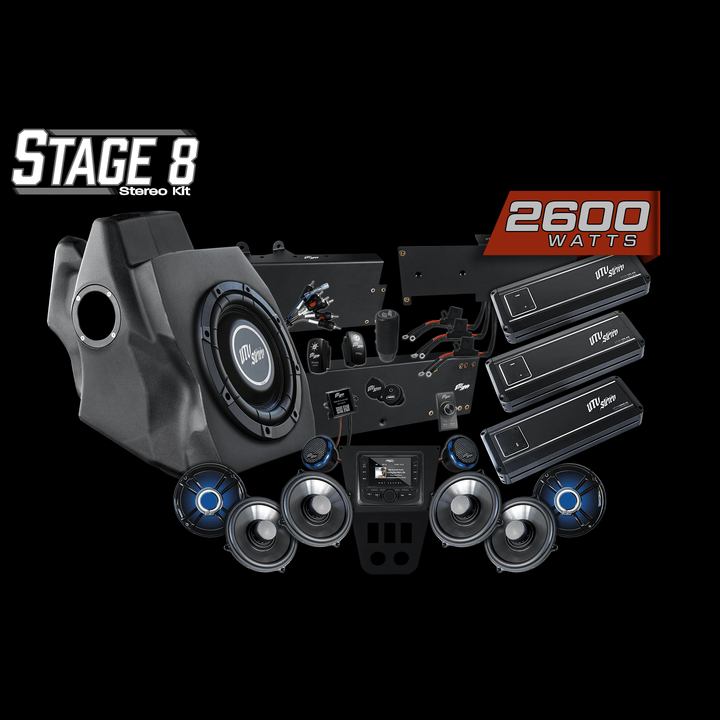 RZR® Pro Series Signature Stage 8 Stereo Kit | UTVS - PRO - S8 - S - Rugged Terrain