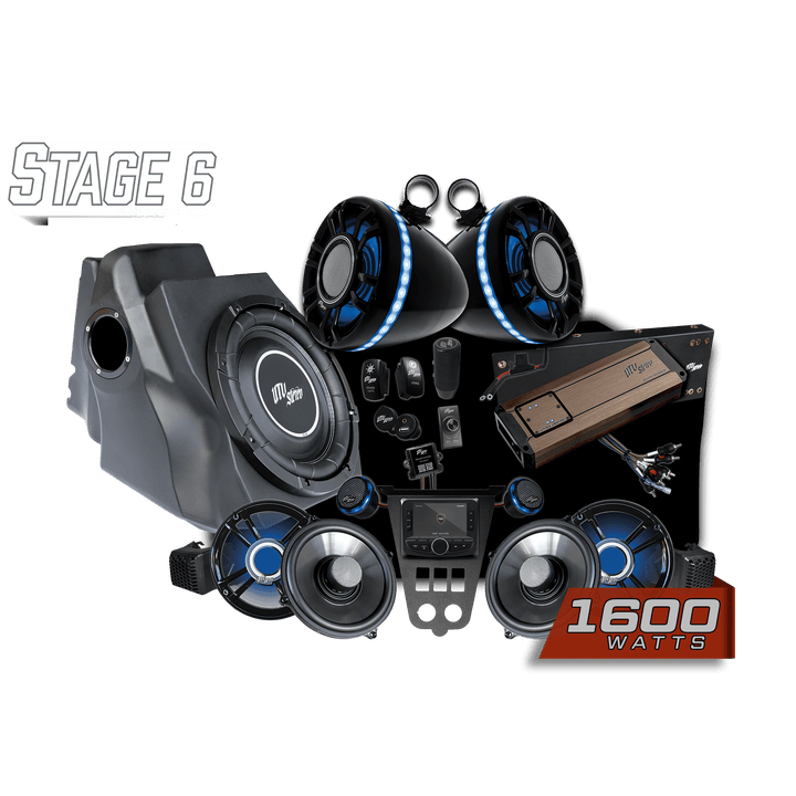 2025+ RZR® Pro Series Elite Stage 6 Stereo Kit | UTVS - PRO2 - S6 - E - Rugged Terrain
