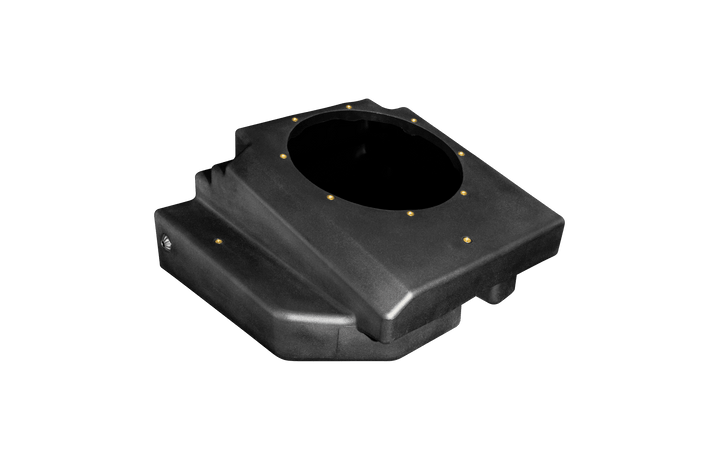 Can - Am® Maverick R 10" Rear Passenger Subwoofer Enclosure (4 - SEAT MODELS) – Unloaded | UTVS - R - ENC - PASS - 4R - Rugged Terrain