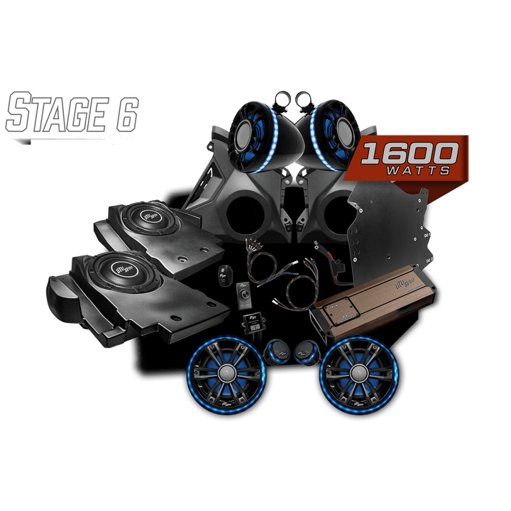Can - Am® Maverick R BRP GO! Elite Series Stage 6 Stereo Kit | UTVS - R - S6 - E - GO - Rugged Terrain