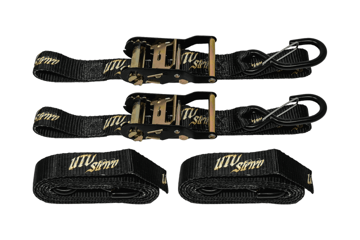 Tie Down Ratchet Straps (2 - Pack) | UTVS - RATCHET - STRAP - Rugged Terrain