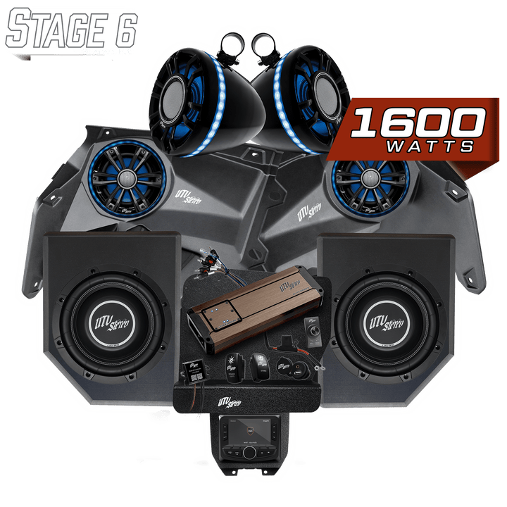 Can - Am® X3 Elite Series Stage 6 Stereo Kit | UTVS - X3 - S6 - E - Rugged Terrain